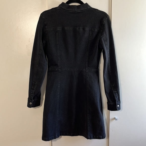 Noisy May Zipped Denim Dress - Picture 5 of 5